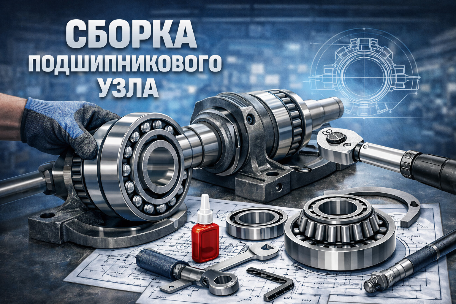 Cборка подшипникового узла